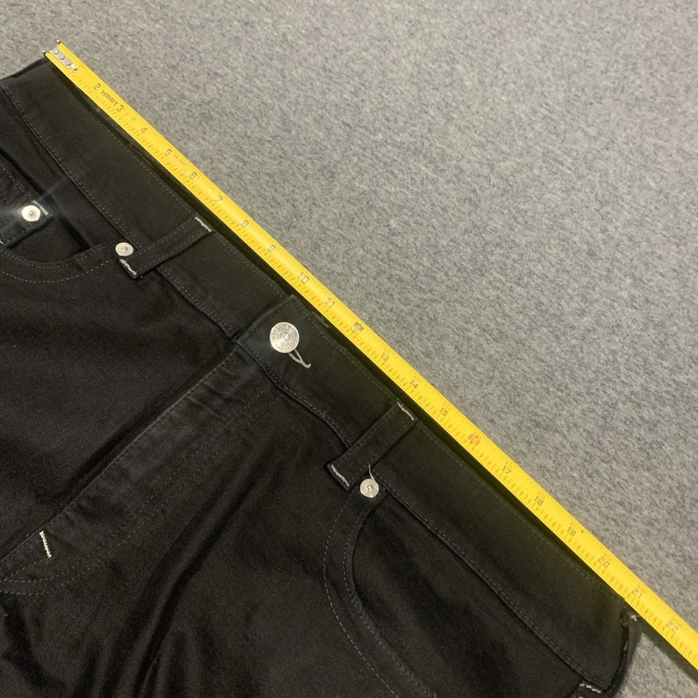 True Religion Men's Straight Leg Jeans Black Cotton Blend - 44x33 - Picture 12 of 14